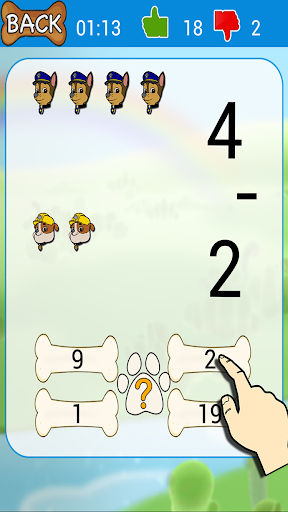 Math Game for Paw Patrol