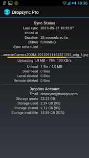Dropsync (Dropbox Autosync) - screenshot thumbnail