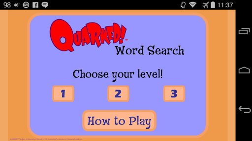 Quarked Word Search