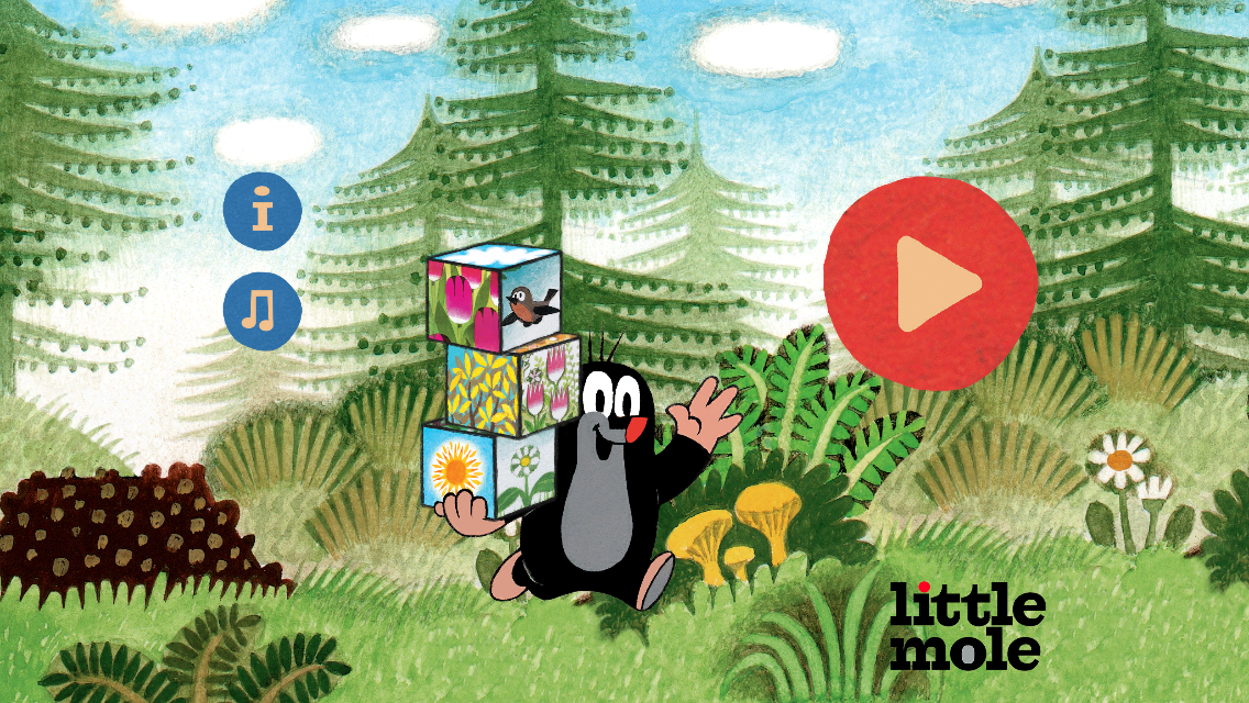 Android application Little Moles Cubes screenshort