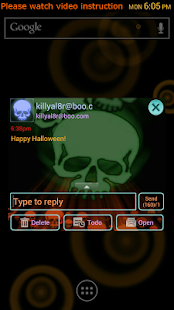 Glowing Neon Skulls Theme Screenshots 10