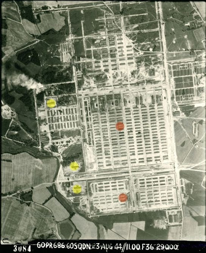 Location of residential facilities for the Sonderkommando in the camp