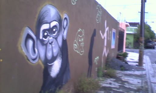 monkey business murall