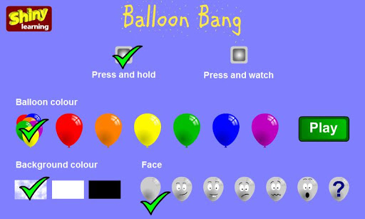 Balloon Bang - Shiny Learning