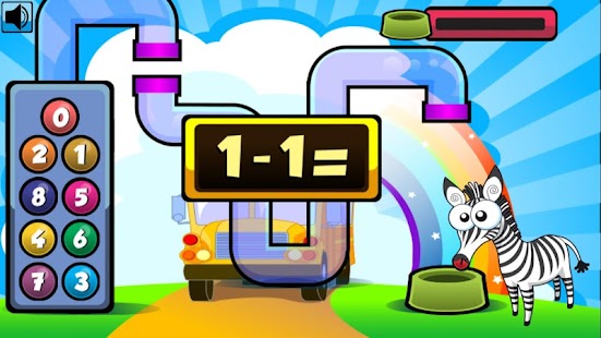 Zebra Kid Game Simple Math Screenshots 9