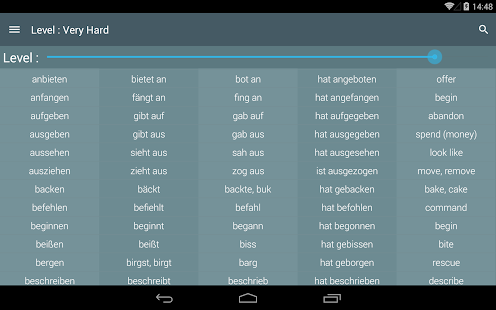 download German Irregular Verbs free