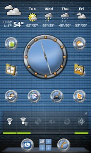 How to install Metal Buttons:Blue Clock patch 1.1 apk for bluestacks