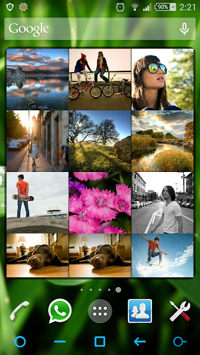 Photo Frame Grid Widget