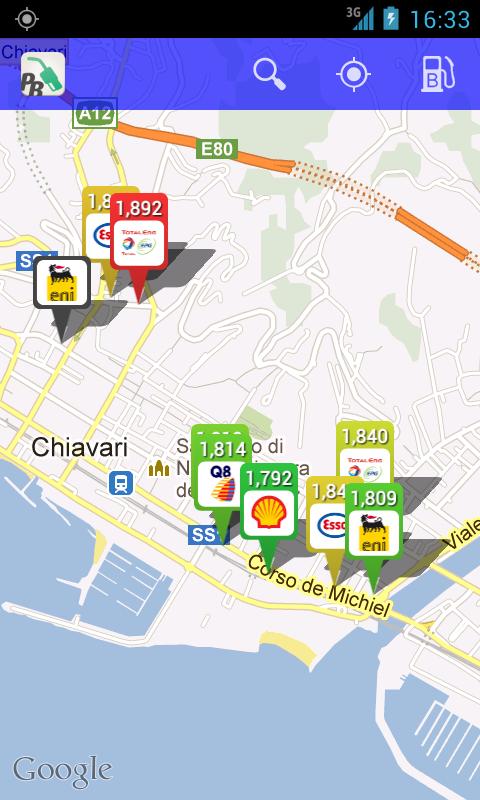 Prezzi Benzina - screenshot