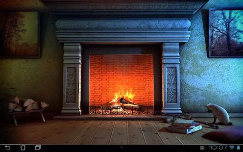 Fireplace 3D Pro lwp - screenshot thumbnail