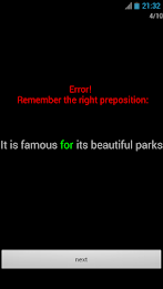 English Prepositions Training poster 12