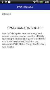 KPMG UK Event Manager Screenshots 2