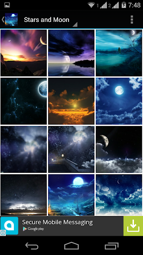 【免費個人化App】Stars and Moon HD Wallpapers-APP點子