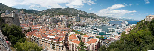 Carnival-Breeze-Monaco-panorama - Spend some time in beautiful Monaco when you cruise the French Riviera.