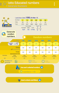 Free lotto Educated numbers APK for Android