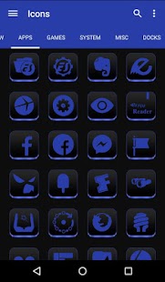 Free VRS Blue Icon Pack APK for Android