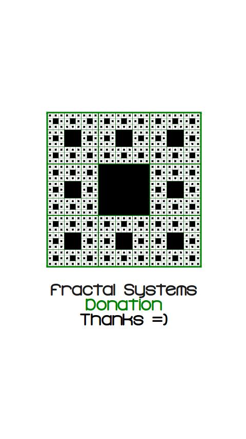 Android application Fractal Systems Donation screenshort