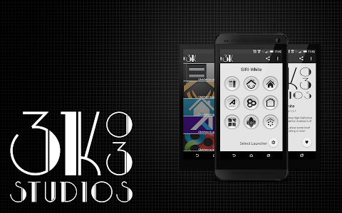 Screenshot 3K SR WHITE - Icon Pack v1.3.3