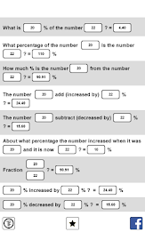 Simple Percentage Calculator poster 4