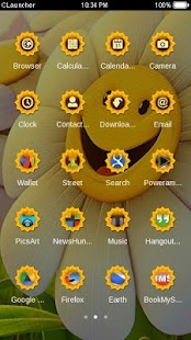 download Smile CLauncher Theme free