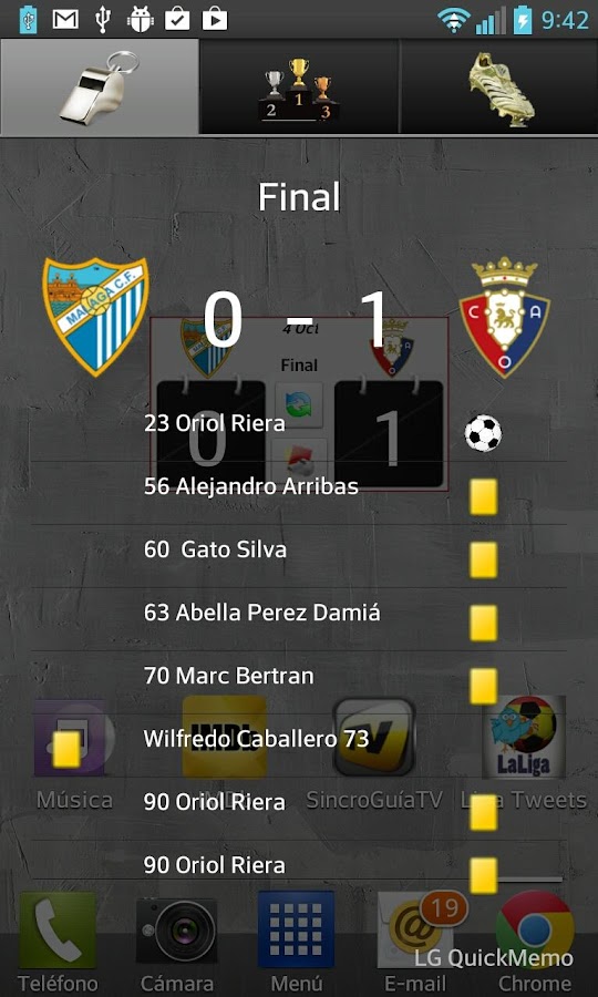 Widget La Liga 2014/15 - Android Apps on Google Play