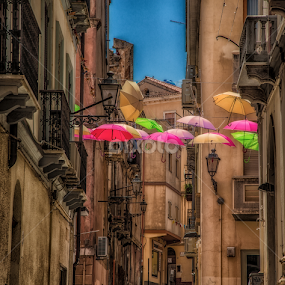 Umbrellas by Antonello Madau - City,  Street & Park Historic Districts