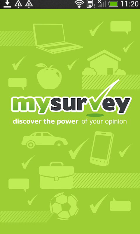    MySurvey- screenshot  