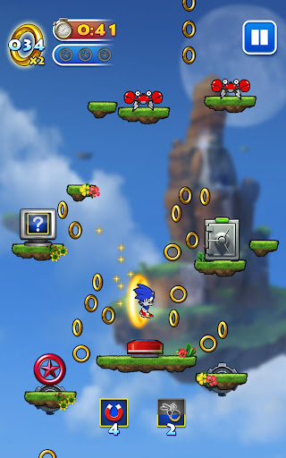 【免費街機App】索尼克大跳跃　SONIC JUMP-APP點子