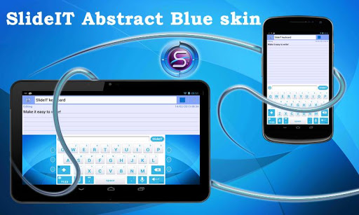 SlideIT Abstract Blue Skin