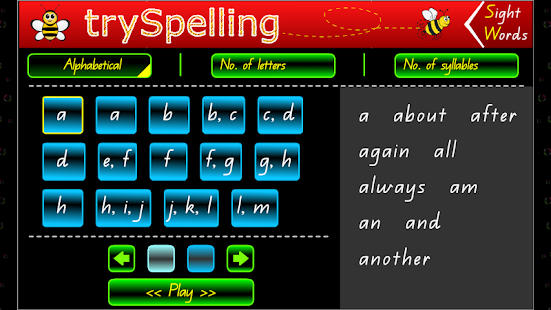 Free trySpelling Sight words APK