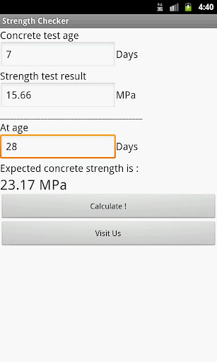 Concrete Strength Checker