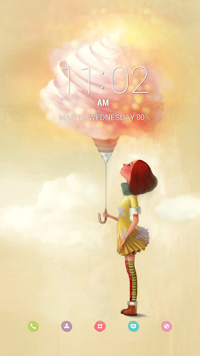 Sweety Buzz Launcher Theme