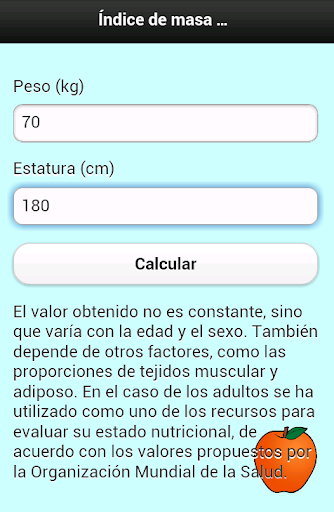 Indice de masa corporal BMI