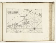 Kaart van de noordkust van Bretagne, 1726