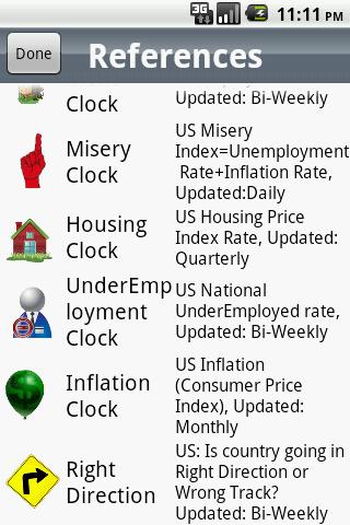 PRESIDENT Clock Screen 2