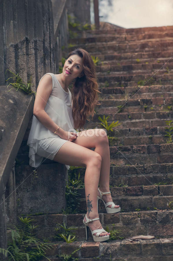 by Augustine Jumat - People Portraits of Women