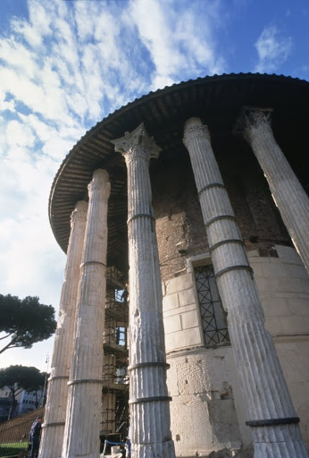 Temple of Hercules, exterior post-conservation, 2000