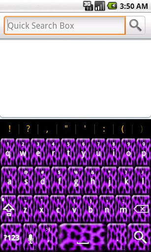 Purple Cheetah Keyboard Skin