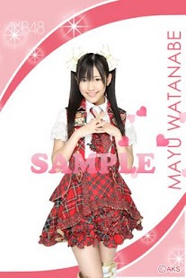 AKB48きせかえ(公式)渡辺麻友ライブ壁紙-TP- Screenshots 1