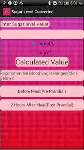 Sugar Level Converter