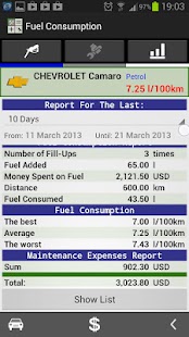 Fuel Consumption Screenshots 3