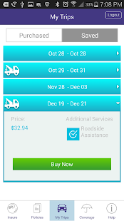 Rental Car Insurance Screenshots 1