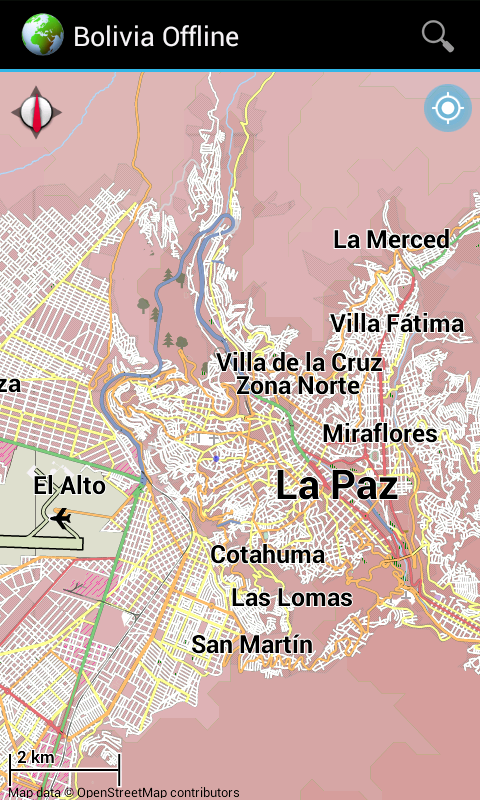 Offline Map Bolivia Screen 2