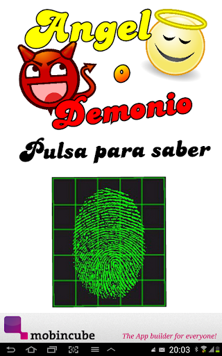 Detector angel o demonio broma