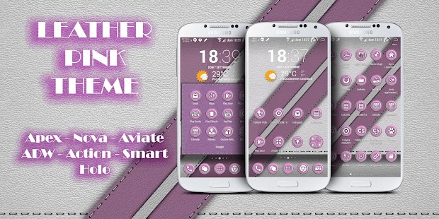 How to mod Leather Pink Theme 1.1.4 unlimited apk for android