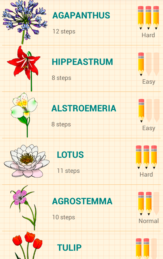 Cómo Dibujar Flores Screen 2