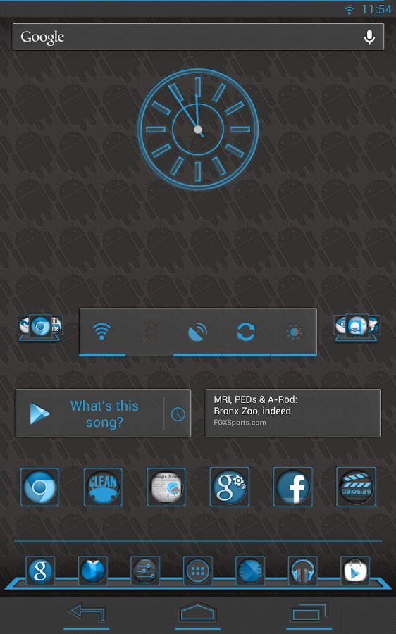 BigDX Clean Theme CM10 AOKP - screenshot