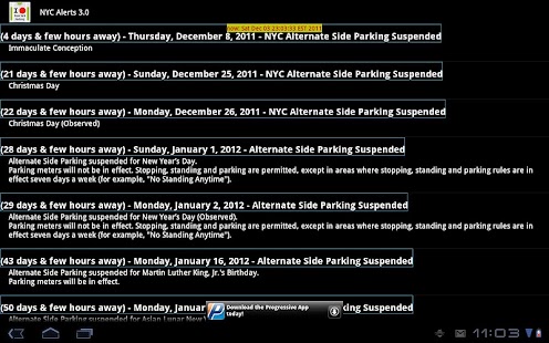 NYC Alternate Side Parking Screenshots 4