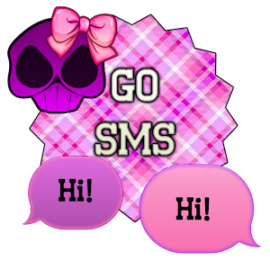 GO SMS - Girly Skulls 4.apk 1.1