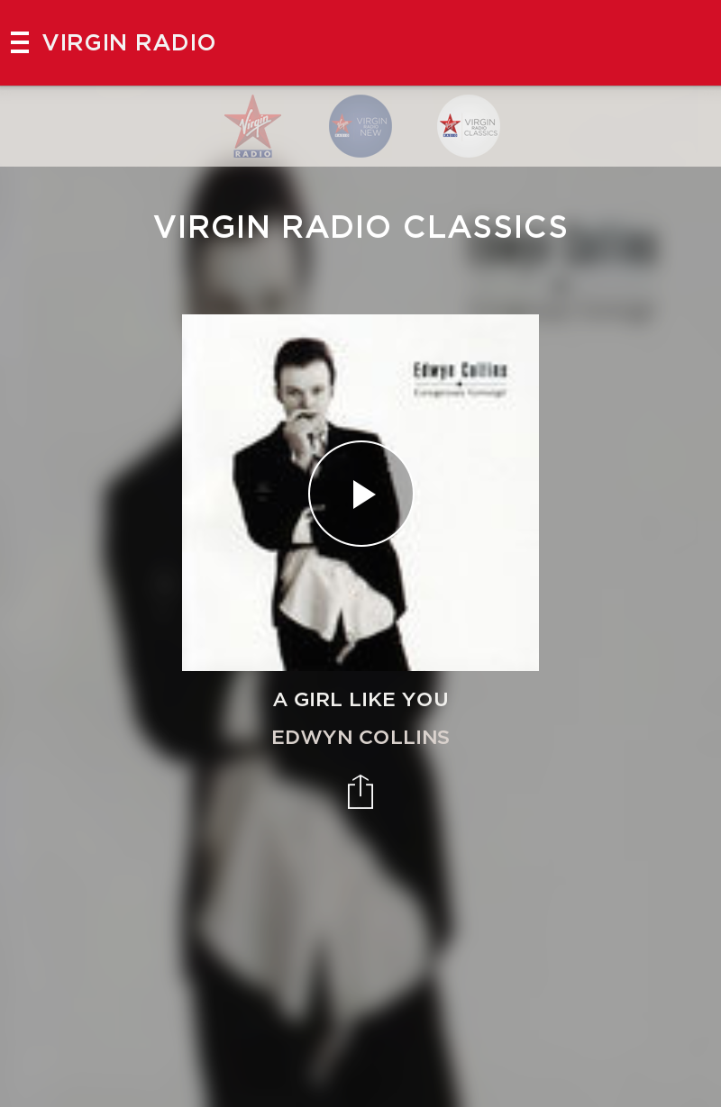 Virgin Radio Officiel Screen 3